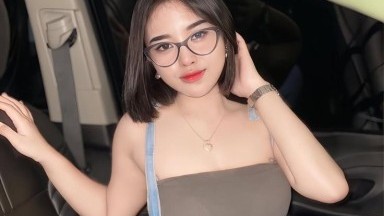 gadis endut gemoy lagi mainin anu becek banget kedengeran nya