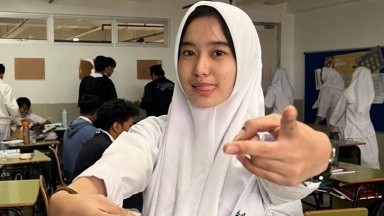 hijab mahasiswi sampai mendesah