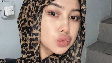 gadis hijab bagus banget br nya
