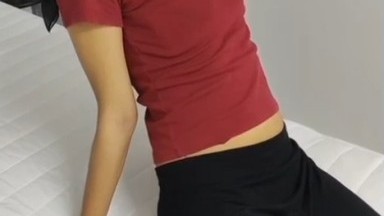 wanita ini di suruh togek an pantatnya