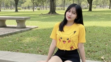 Remaja cantik dan seksi sedang masturbasi di depan webcam.